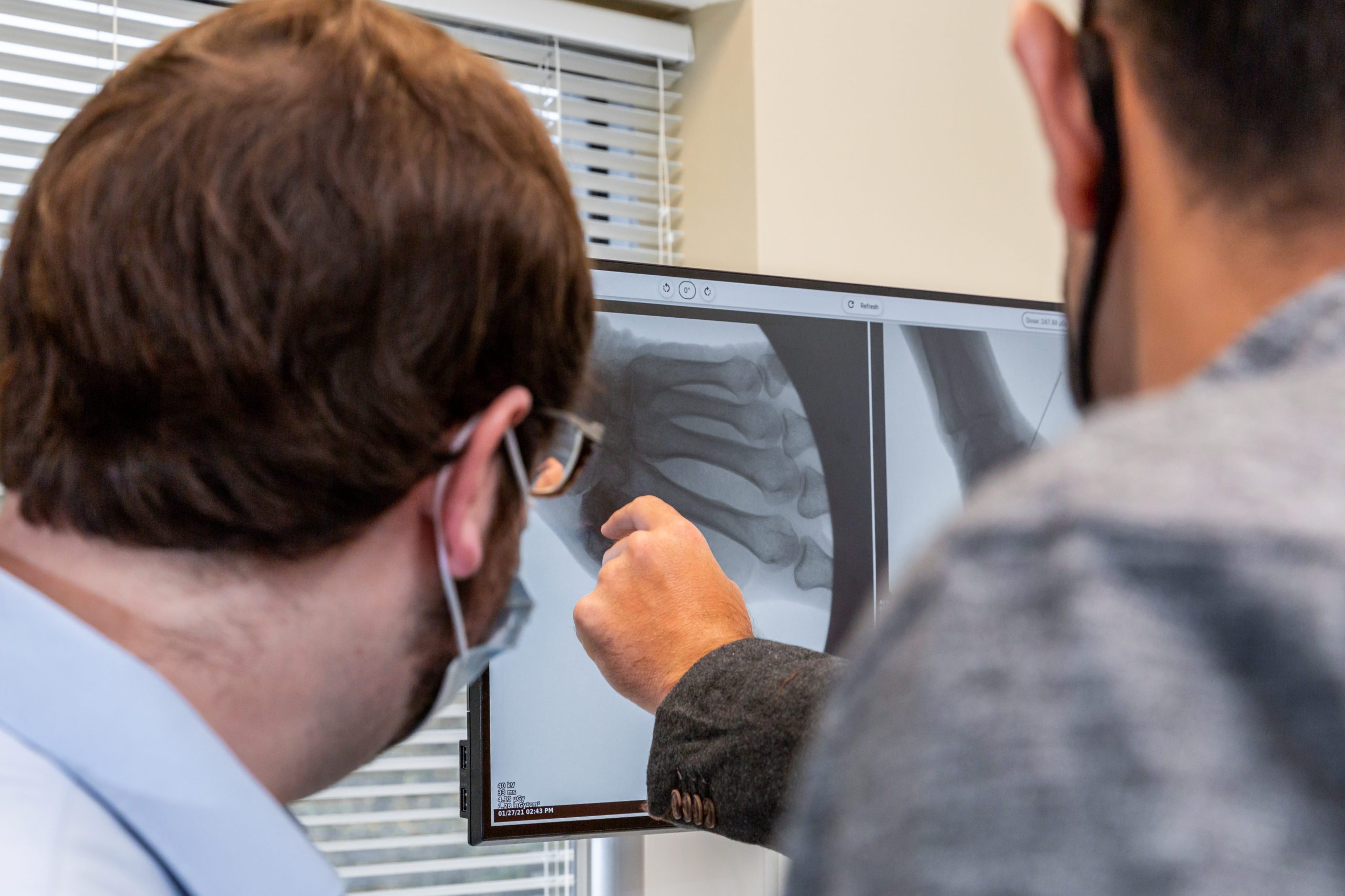 Photograph of Motion Study in Post Surgical Follow-up