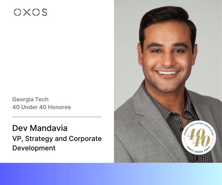 OXOS VP Awarded 40 Under 40